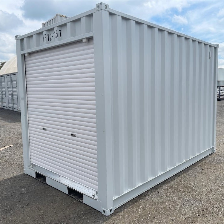 Chery Industrial 12' Small Cubic Shipping Container, Rollup Door