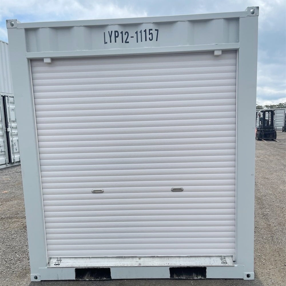 Chery Industrial 12' Small Cubic Shipping Container, Rollup Door