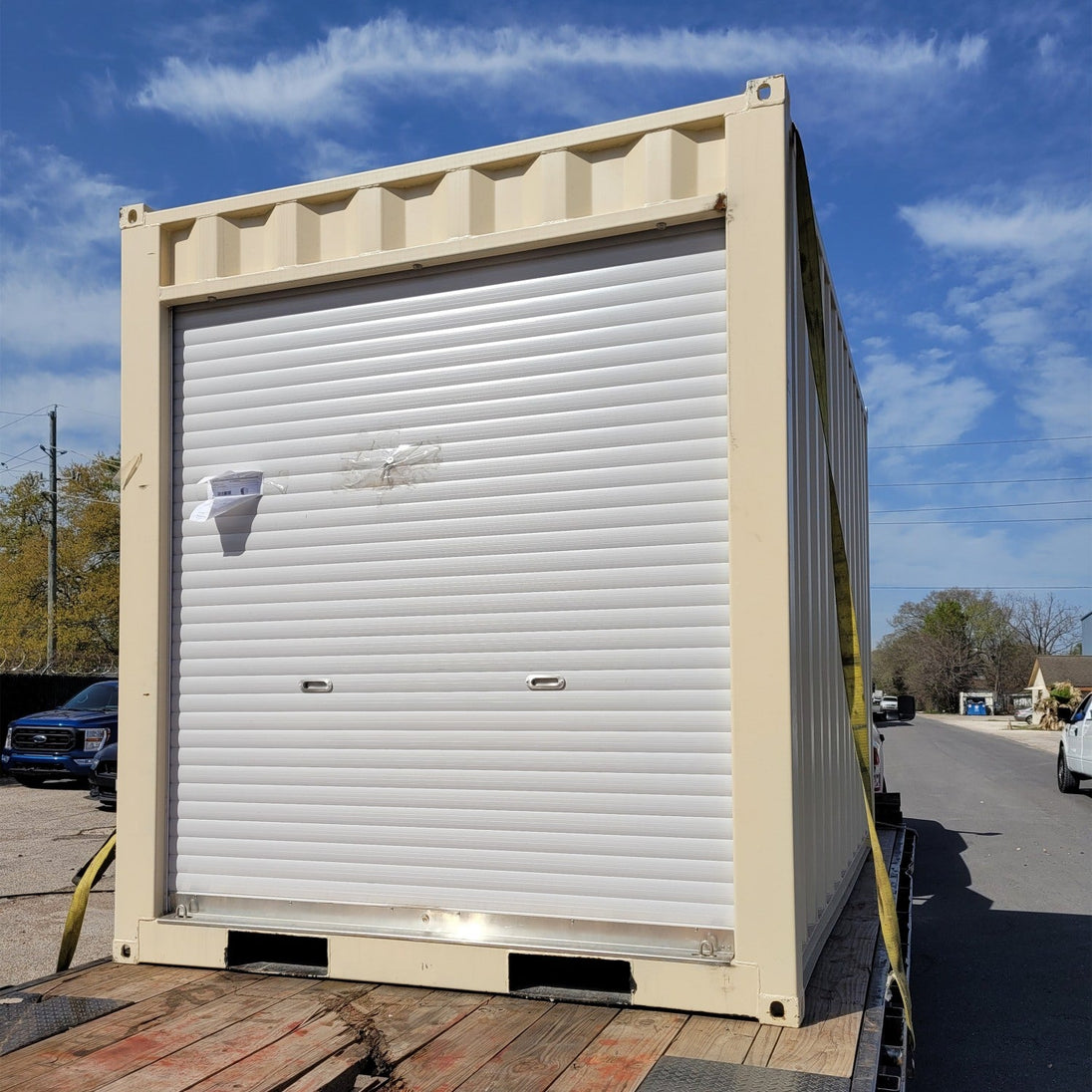 Chery Industrial 12' Small Cubic Shipping Container, Rollup Door