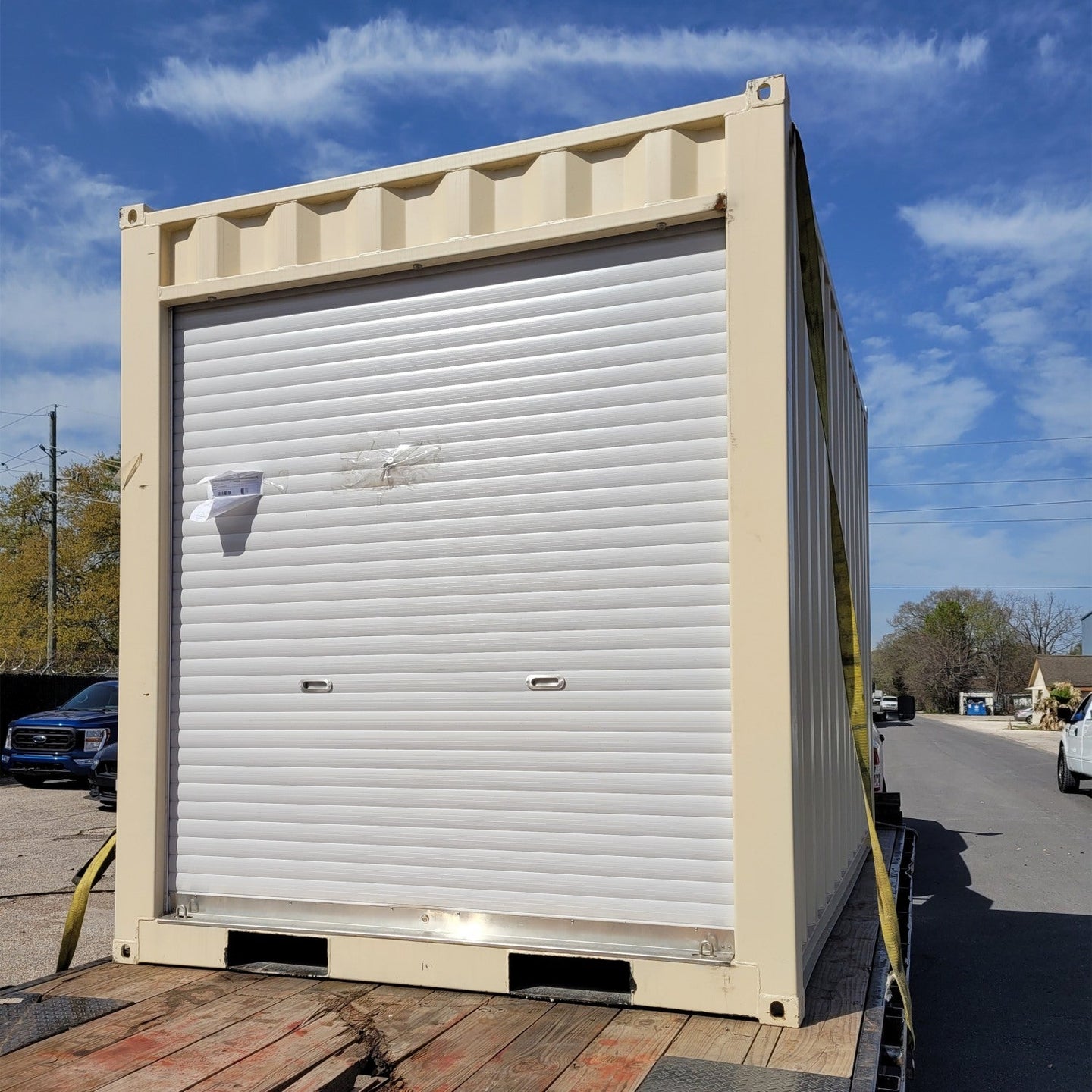 Chery Industrial 12' Small Cubic Shipping Container, Rollup Door