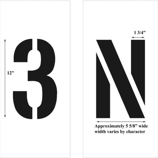 Newstripe | Individual Letters 1/8 inch (125mil) A-L | 10000545