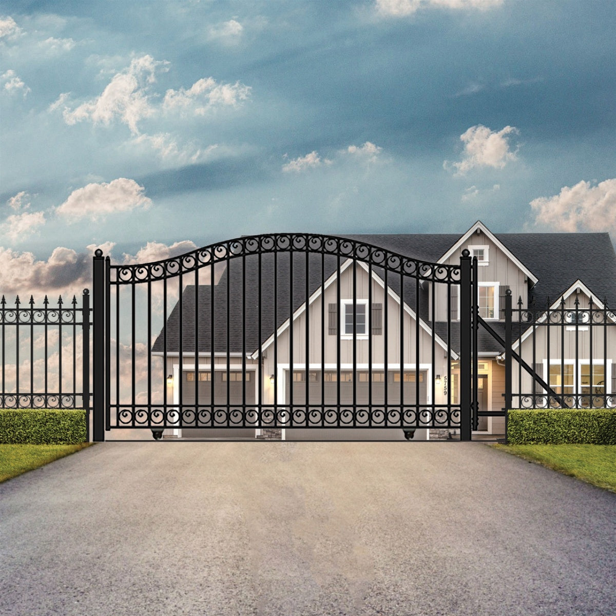 Chery Industrial 14x6 ft Steel Sliding Driveway Gate