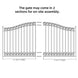 Chery Industrial 12x6 ft Steel Sliding Driveway Gate