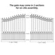Chery Industrial 12x6 ft Steel Sliding Driveway Gate