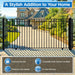 Chery Industrial 16x6 ft Steel Sliding Driveway Gate