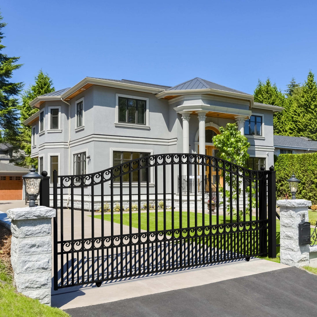 Chery Industrial 12x6 ft Steel Sliding Driveway Gate