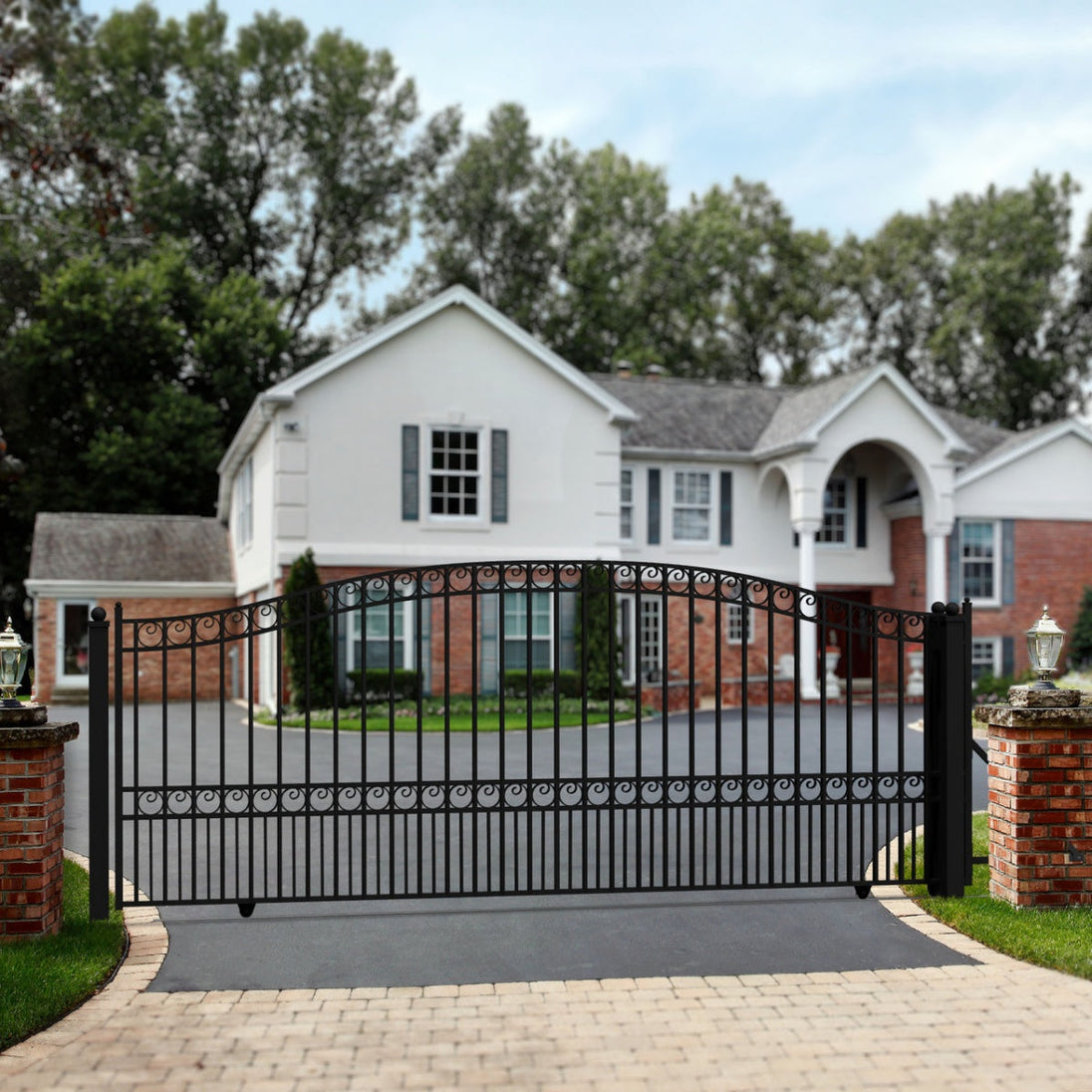 Chery Industrial 16x6 ft Steel Sliding Driveway Gate