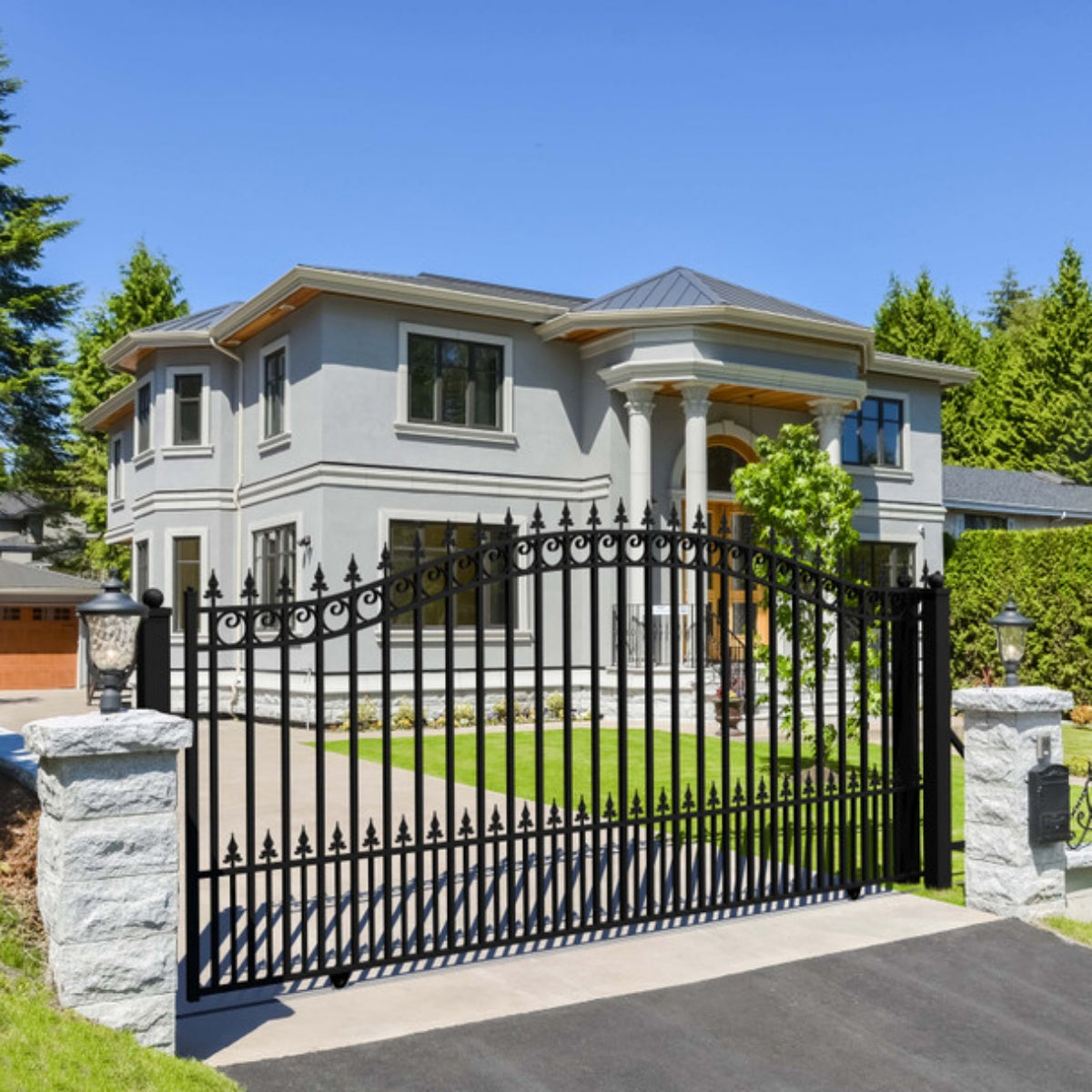 Chery Industrial 16x6 ft Steel Sliding Driveway Gate