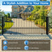 Chery Industrial 18x6 ft Steel Sliding Driveway Gate