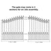 Chery Industrial 12x6 ft Steel Sliding Driveway Gate