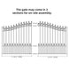 Chery Industrial 12x6 ft Steel Sliding Driveway Gate