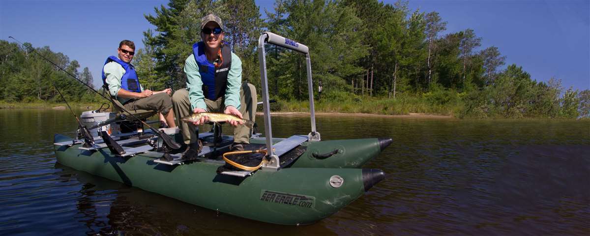 Sea Eagle 375fc FoldCat™ - Pro - Angle View