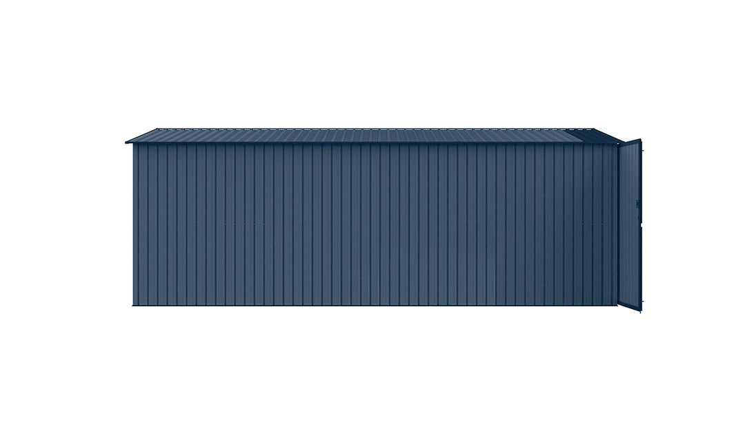Chery Industrial 13'x20' Plus Upgraded Metal Garage Shed with Double Front Doors, Side Entry Door