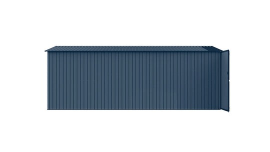 Chery Industrial 13'x20' Plus Upgraded Metal Garage Shed with Double Front Doors, Side Entry Door