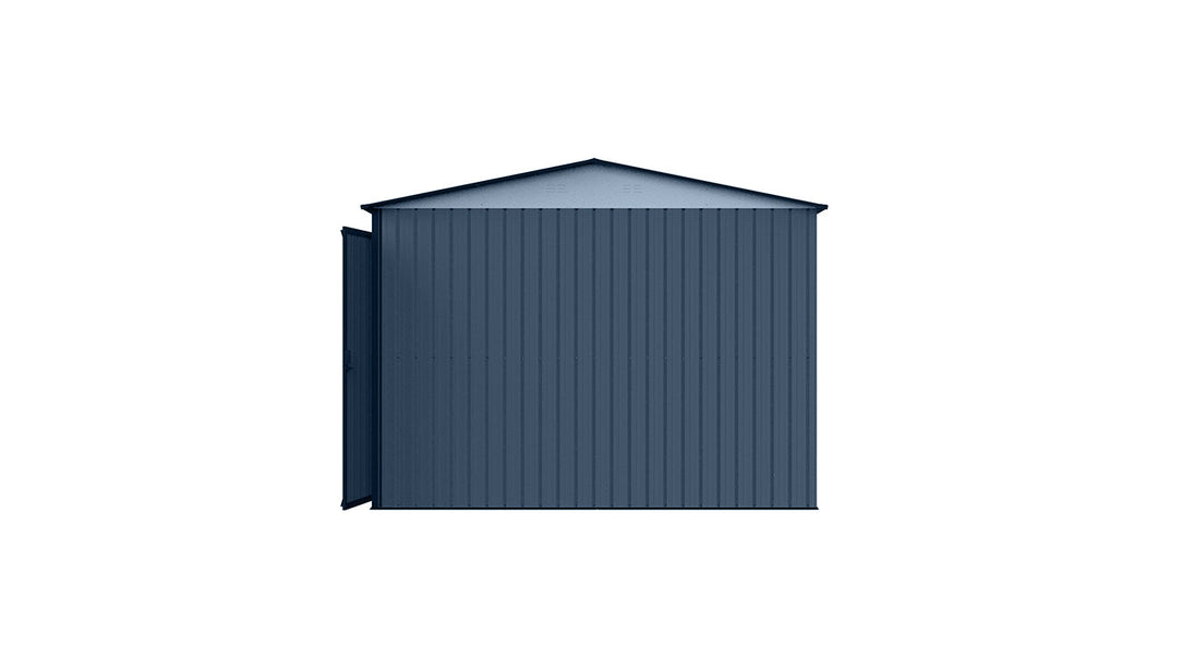 Chery Industrial 13'x20' Plus Upgraded Metal Garage Shed with Double Front Doors, Side Entry Door