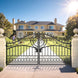 Chery Industrial 14x8 ft Steel Dual Swing Driveway Gate-European Style