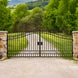 Chery Industrial 16x8 ft Steel Dual Swing Driveway Gate
