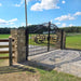 Chery Industrial 14x8 ft Steel Dual Swing Driveway Gate