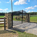 Chery Industrial 14x8 ft Steel Dual Swing Driveway Gate