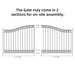 Chery Industrial 14x6 ft Steel Sliding Driveway Gate