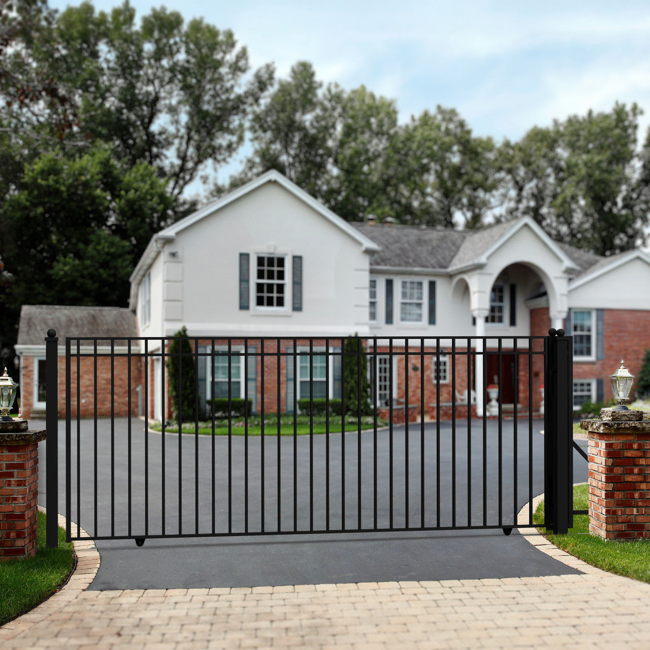 Chery Industrial 16x6 ft Steel Sliding Driveway Gate
