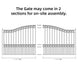 Chery Industrial 14x6 ft Steel Sliding Driveway Gate