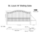 Chery Industrial 14x6 ft Steel Sliding Driveway Gate
