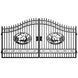 Chery Industrial | 14x8 ft Steel Dual Swing Driveway Gate