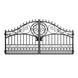 Chery Industrial | 14x8 ft Steel Dual Swing Driveway Gate-European Style