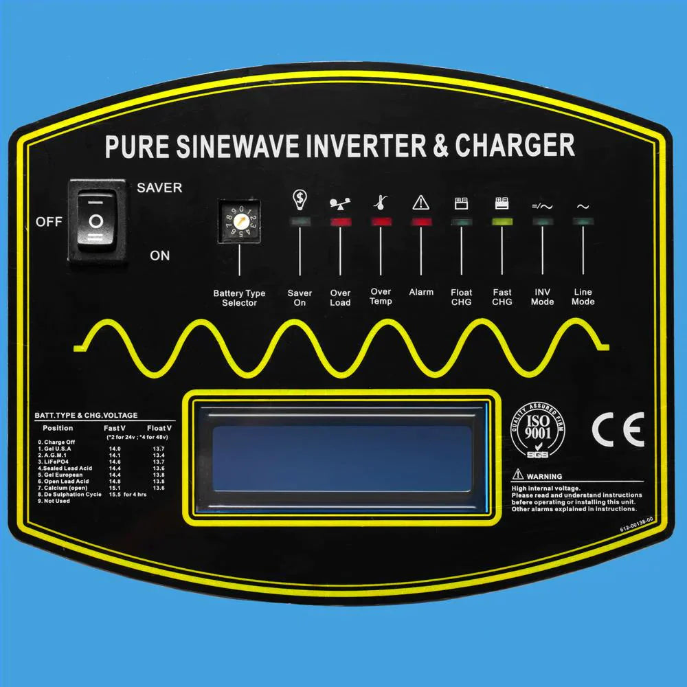 SUNGOLD POWER | 10000W 24V SPLIT PHASE PURE SINE WAVE SOLAR INVERTER CHARGER