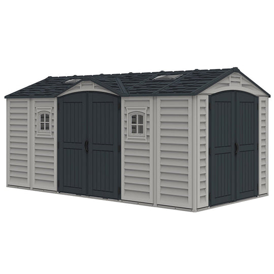 Chery Industrial | 15—8 ft APEX PRO Storage Shed With Foundation Kit
