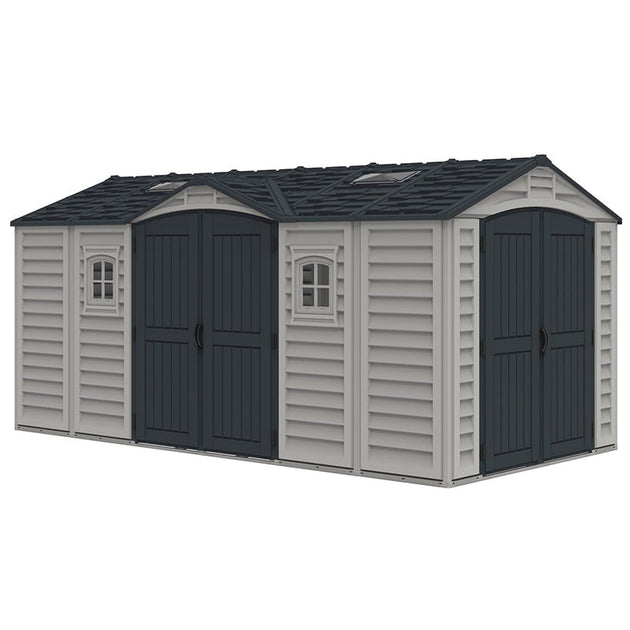 Chery Industrial | 15—8 ft APEX PRO Storage Shed With Foundation Kit