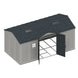 Chery Industrial 15—8 ft APEX PRO Storage Shed With Foundation Kit