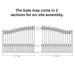 Chery Industrial 16x6 ft Steel Sliding Driveway Gate