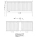 Chery Industrial 16x6 ft Steel Sliding Driveway Gate