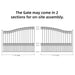 Chery Industrial 16x6 ft Steel Sliding Driveway Gate