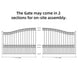 Chery Industrial 16x6 ft Steel Sliding Driveway Gate