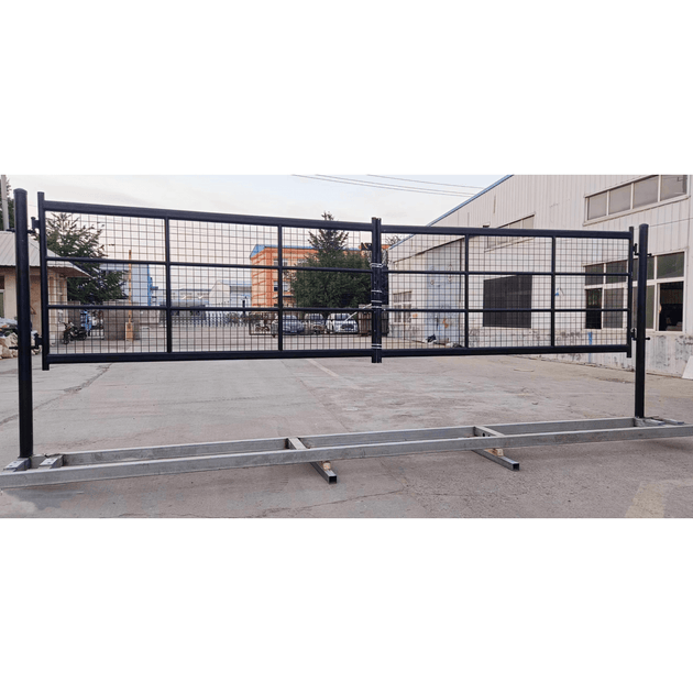 Chery Industrial 18 ft Farm Steel Grid Driveway Gate
