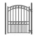 Chery Industrial 18ft Steel Sliding Driveway Gate with 5ft Pedestrian Gate
