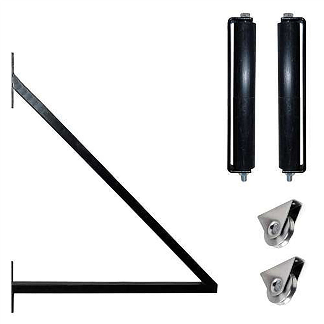Chery Industrial 18ft Steel Sliding Driveway Gate with 5ft Pedestrian Gate
