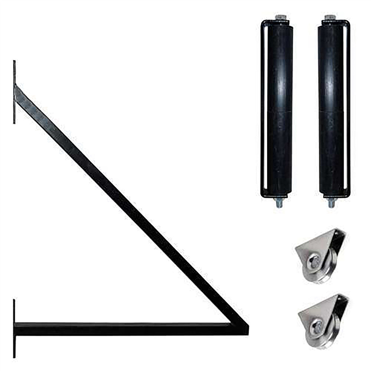 Chery Industrial 18ft Steel Sliding Driveway Gate with 5ft Pedestrian Gate