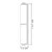 Chery Industrial 18ft Steel Sliding Driveway Gate with 5ft Pedestrian Gate