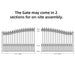 Chery Industrial 18x6 ft Steel Sliding Driveway Gate
