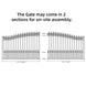 Chery Industrial 18x6 ft Steel Sliding Driveway Gate