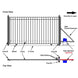 Chery Industrial 18x6 ft Steel Sliding Driveway Gate