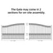 Chery Industrial 18x6 ft Steel Sliding Driveway Gate