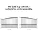 Chery Industrial 18x6 ft Steel Sliding Driveway Gate