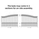 Chery Industrial 18x6 ft Steel Sliding Driveway Gate