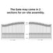 Chery Industrial 18x6 ft Steel Sliding Driveway Gate
