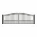 Chery Industrial | 18x6 ft Steel Dual Swing Driveway Gate - LONDON Style